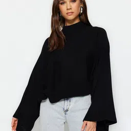 Trendyol Oversized Acrylic Pullover Sweater-13