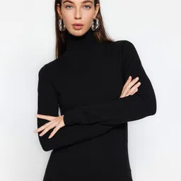 Trendyol Turtle Neck Acrylic Pullover-image-55