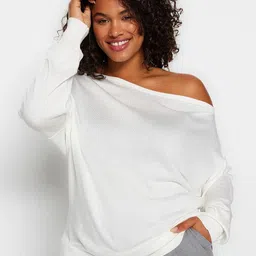 Trendyol Off-Shoulder Drop-Shoulder Sleeves Pullover Sweaters-picture-22