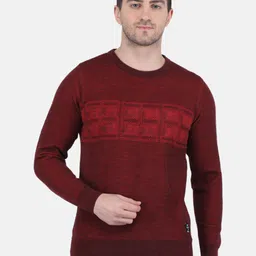 Monte Carlo Men Wool Printed Pullover-image-97