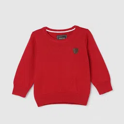 max Boys Round Neck Long Sleeves Cotton Pullover Sweater-picture-57