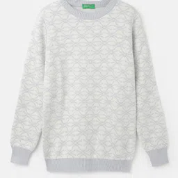 United Colors of Benetton Boys Round Neck Printed Pullover-picture-49