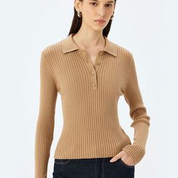 Koton Women Ribbed Pullover-image-9