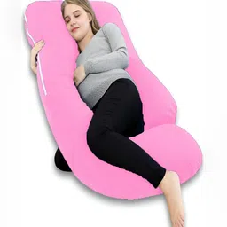 Angel Mommy Pink Fibre Filled Faux Velvet Fashion Pillow-image-92