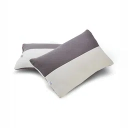 GADDA CO White 2 Pieces Fibre Filled Cotton Breathable Sleep Pillow-14
