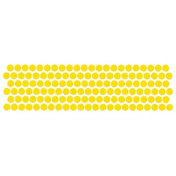 Comet Busters Traditional Designer Bindis - Yellow image 1