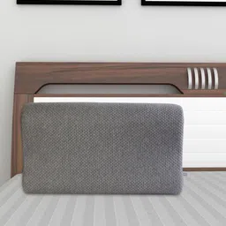 Home Centre Grey Self Design Memory Foam Pillow-28