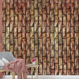 Dakshya Industries Brown Abstract Printed Waterproof Self-Adhesive Wallpaper-image-95