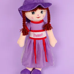 DukieKooky Kids Purple & Red Doll Cute Soft Doll Toy-24