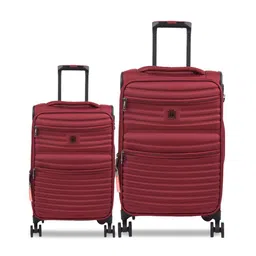 IT luggage Set Of 2 Soft Sided Cabin & Large Trolly Bags-48