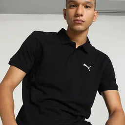Puma Slim Fit Cotton Polo Collar T-Shirt-picture-44