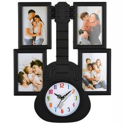 Attractionz Black & White Textured Round Shaped Contemporary Wall Clock-image-97