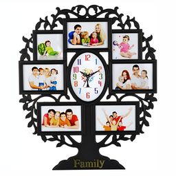 Attractionz Black & White Contemporary Round Shaped Wall Clock-image-90