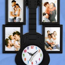 Attractionz Black Round Analogue Wall Clock-image-95