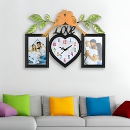 Attractionz Black Contemporary Analogue Wall Clock-image-96