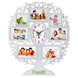 Attractionz White Oval Analogue Wall Clock-image-48