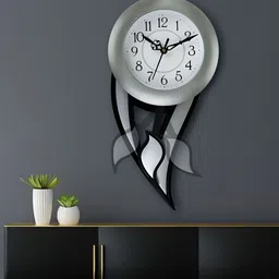 Attractionz White Round Contemporary Analogue Wall Clock-image-78