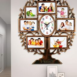Attractionz Oval Textured Analogue  Contemporary Wall Clock-picture-32