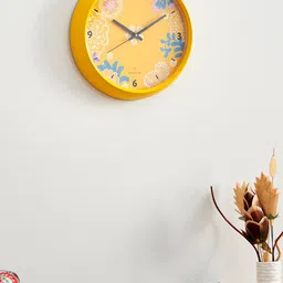 Chumbak Unisex Yellow Clocks-11