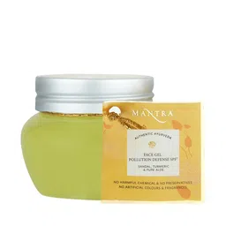 Mantra Herbal Pollution Defense SPF+ Face Gel with Sandal Turmeric & Pure Aloe - 100g-36