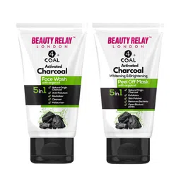 BeautyRelay London 4coal Face Wash & Peel Off Mask 200ml - Buy 1 Get 1 Free-9