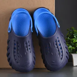 HRX by Hrithik Roshan Navy Blue Men Self Design Clogs-55