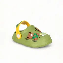 Lil Lollipop Kids Bear Applique Anti-Slip Clogs-45