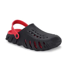 HRX by Hrithik Roshan Red Men Self Design Clogs image 4