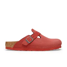 Birkenstock Unisex Boston Suede Embossed Regular Width Clogs image 4