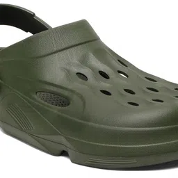 Cantabil Men Self Design Back Strap Clogs image 4