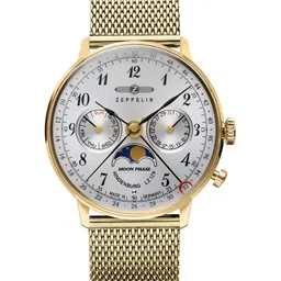 ZEPPELIN Women Dial & Stainless Steel Bracelet Style Straps Analogue Multi Function Watch 7039M1-40