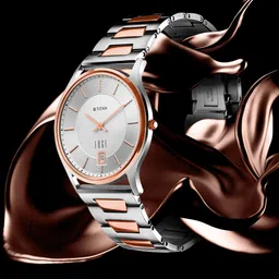 Titan Men White Dial & Silver Toned Stainless Steel Bracelet Style Straps Analogue Watch-picture-17