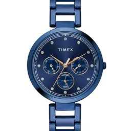 Timex Women Brass Embellished Dial & Stainless Steel Straps Analogue Watch TW000X268-image-78