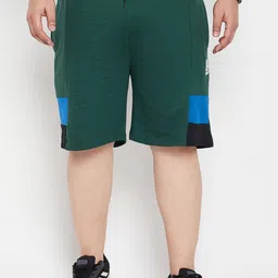 bigbanana Men Plus Size Colourblocked Antimicrobial Technology Shorts-28