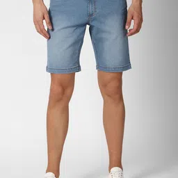PETER ENGLAND UNIVERSITY Men Washed Denim Shorts-image-35