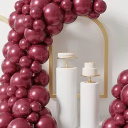 Special You Maroon 100 Pieces Balloons Birthday Decoration-39