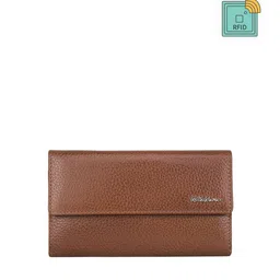 WildHorn Women Textured Leather RFID Envelope-27