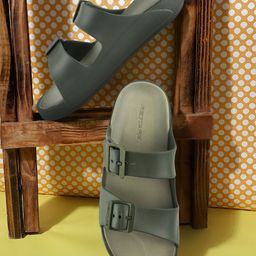 Red Tape Men Open Toe Sliders-41
