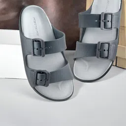 Red Tape Men Open Toe Sliders-40