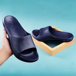 KRAASA Men Textured Sliders-picture-44