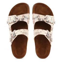 MOZAFIA Women Printed Open Toe Flats-19