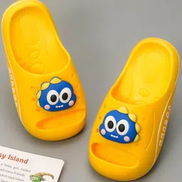 Yellow Bee Boys Rubber Sliders-49