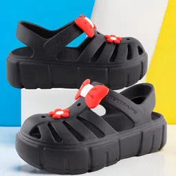 Red Tape Kids Embellished Clogs-17