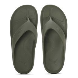 Puma Unisex Green Slip-On Flip-Flops-37