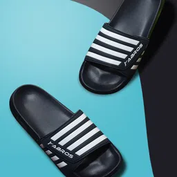 ABROS Men Striped Sliders-picture-9