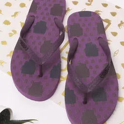 CHUPPS Men Printed Rubber Thong Flip-Flops-73