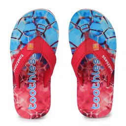 toothless Boys Red Printed Rubber Thong Flip-Flops-11