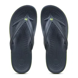 Crocs Unisex Grey & Green Colourblocked Croslite Thong Flip-Flops-picture-17