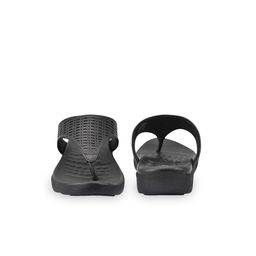 UNISTAR Textured Open Toe Flats With Laser Cuts image 2