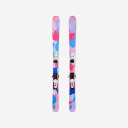 WOMEN'S DOWNHILL SKI WITH BINDINGS - CROSS 150+ FLORAL-image-4
